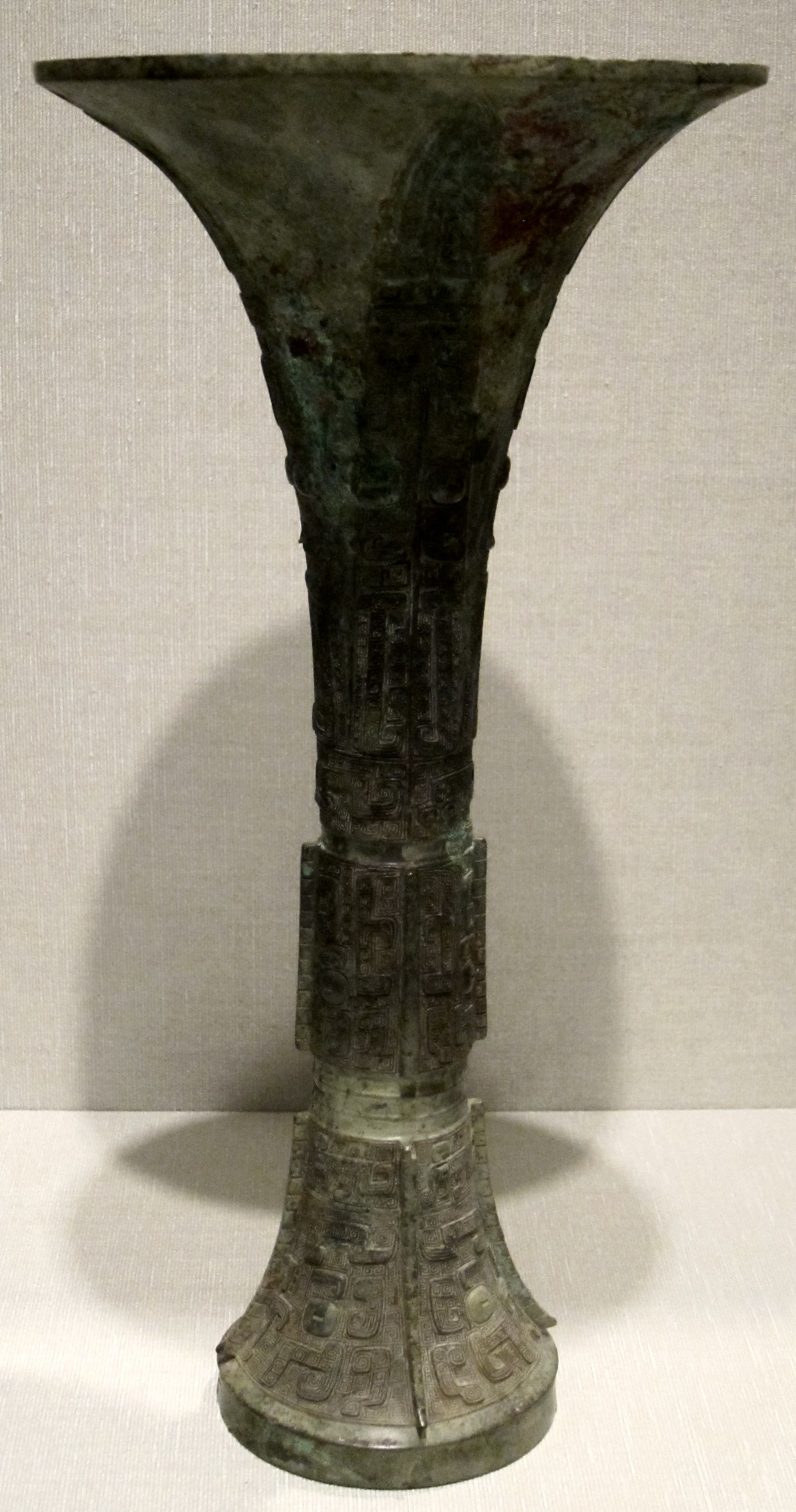 Wine Cup (Gu), Shang Dynasty