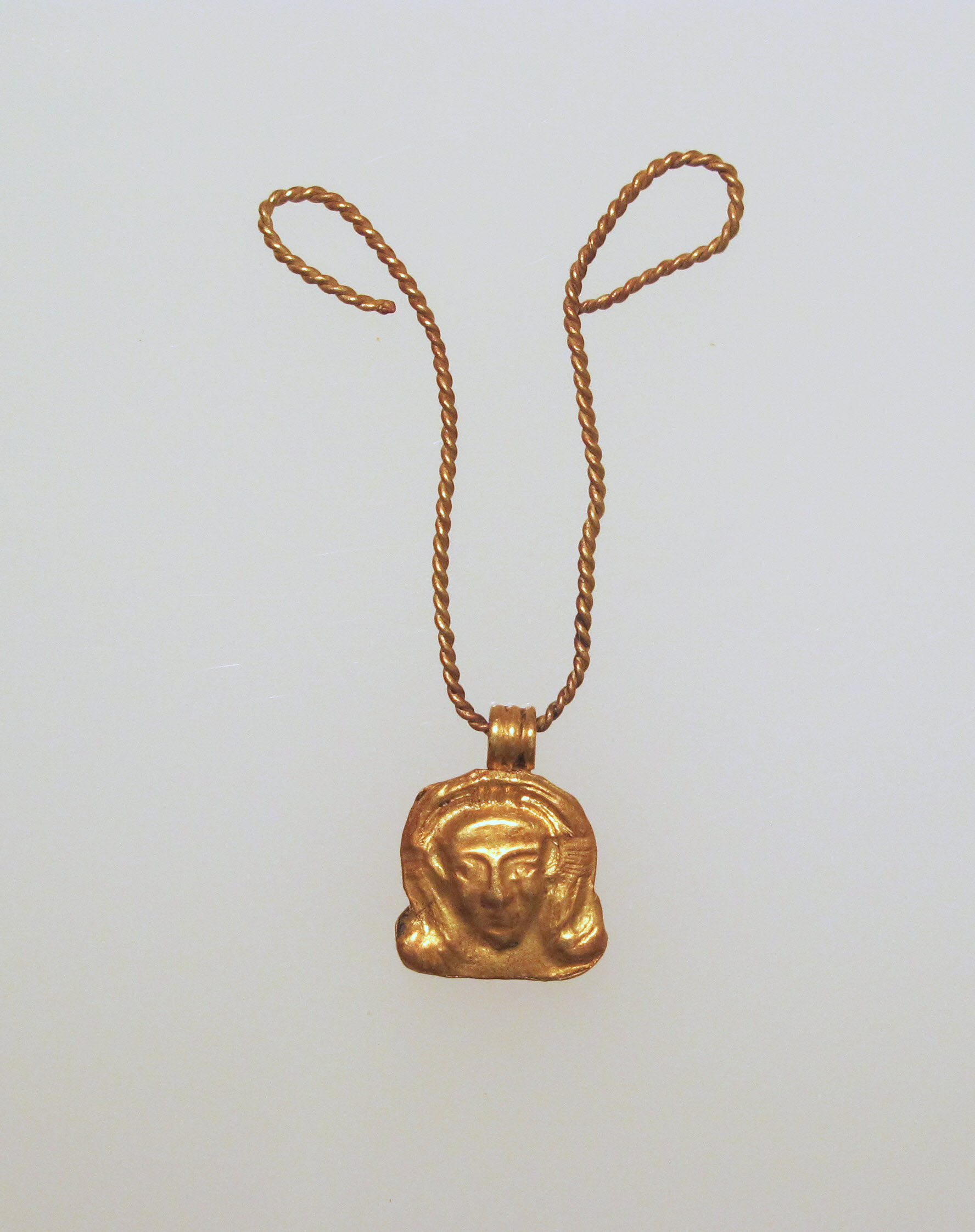 Pendant in the form of Hathor's head