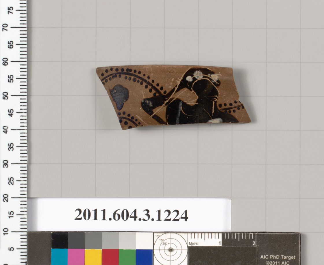 Terracotta rim fragment of a kyathos (cup-shaped ladle)